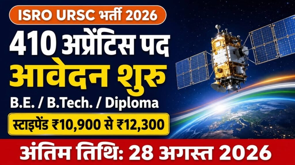 ISRO URSC Apprentice Recruitment 2026
