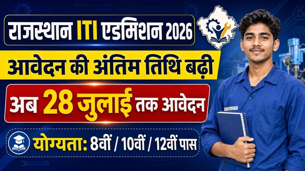 Rajasthan ITI Admission 2026