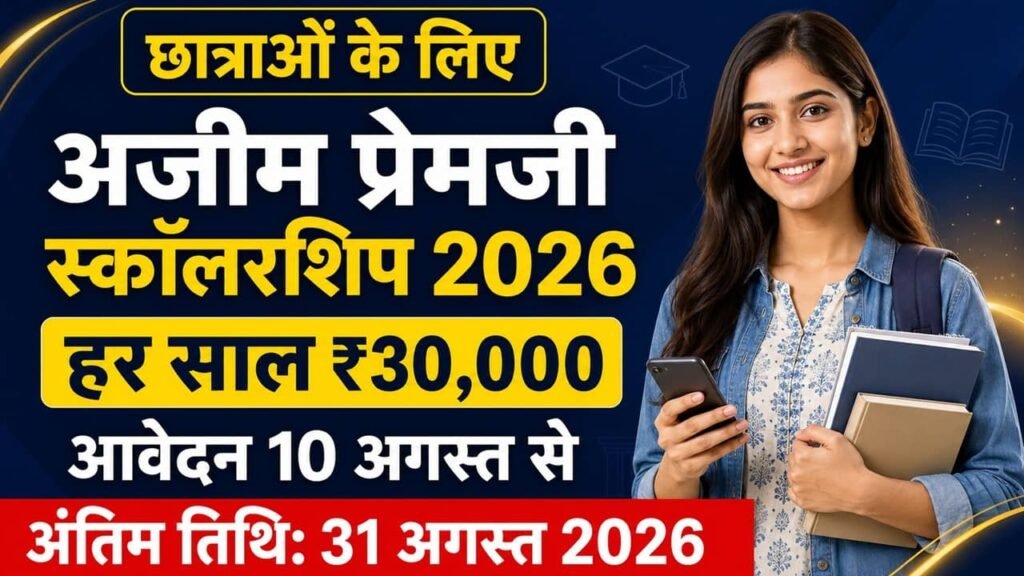 Azim Premji Scholarship Form 2026