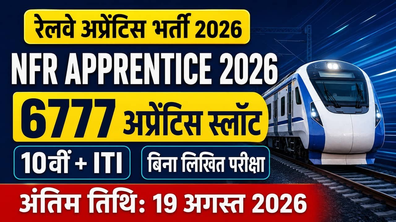 NFR Apprentice Recruitment 2026