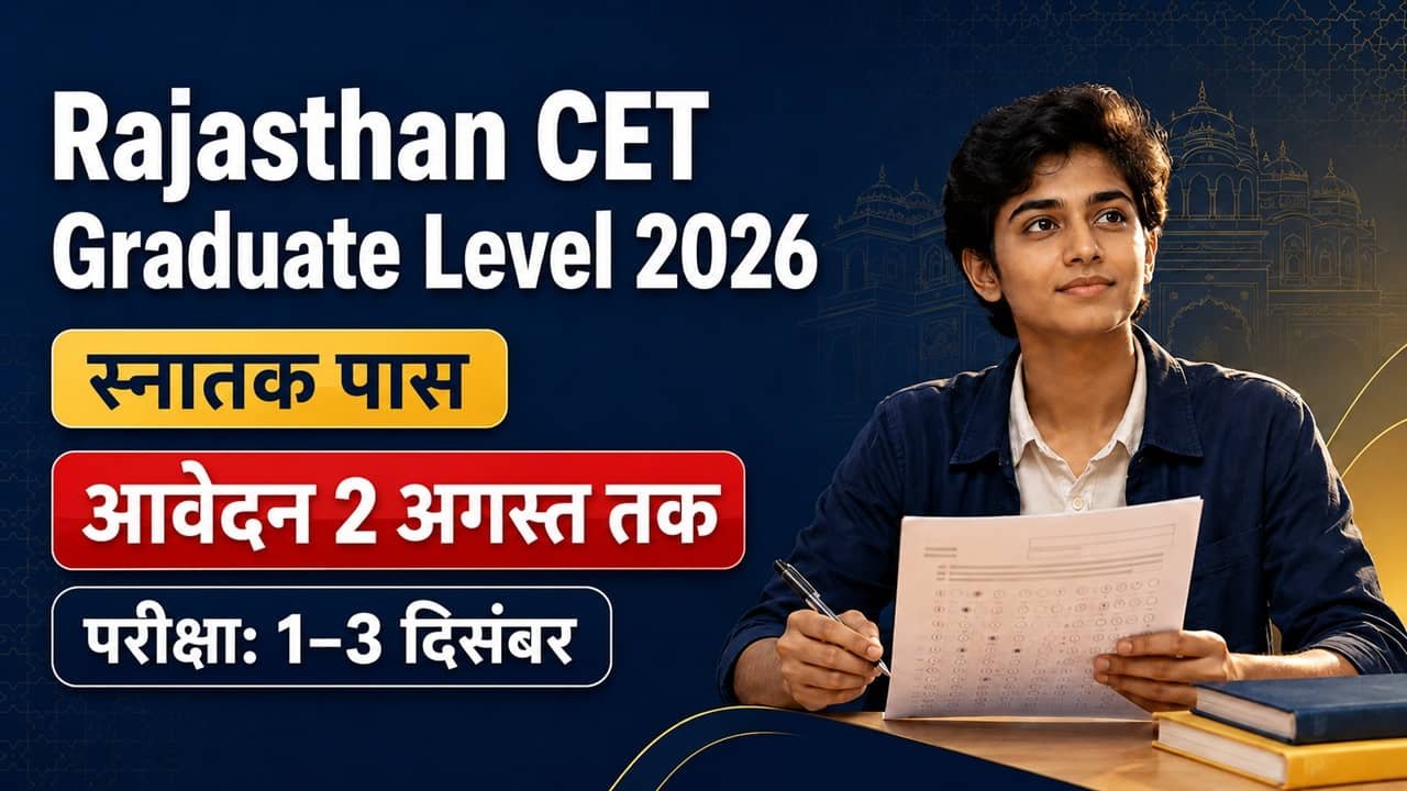 Rajasthan CET Graduate Level 2026