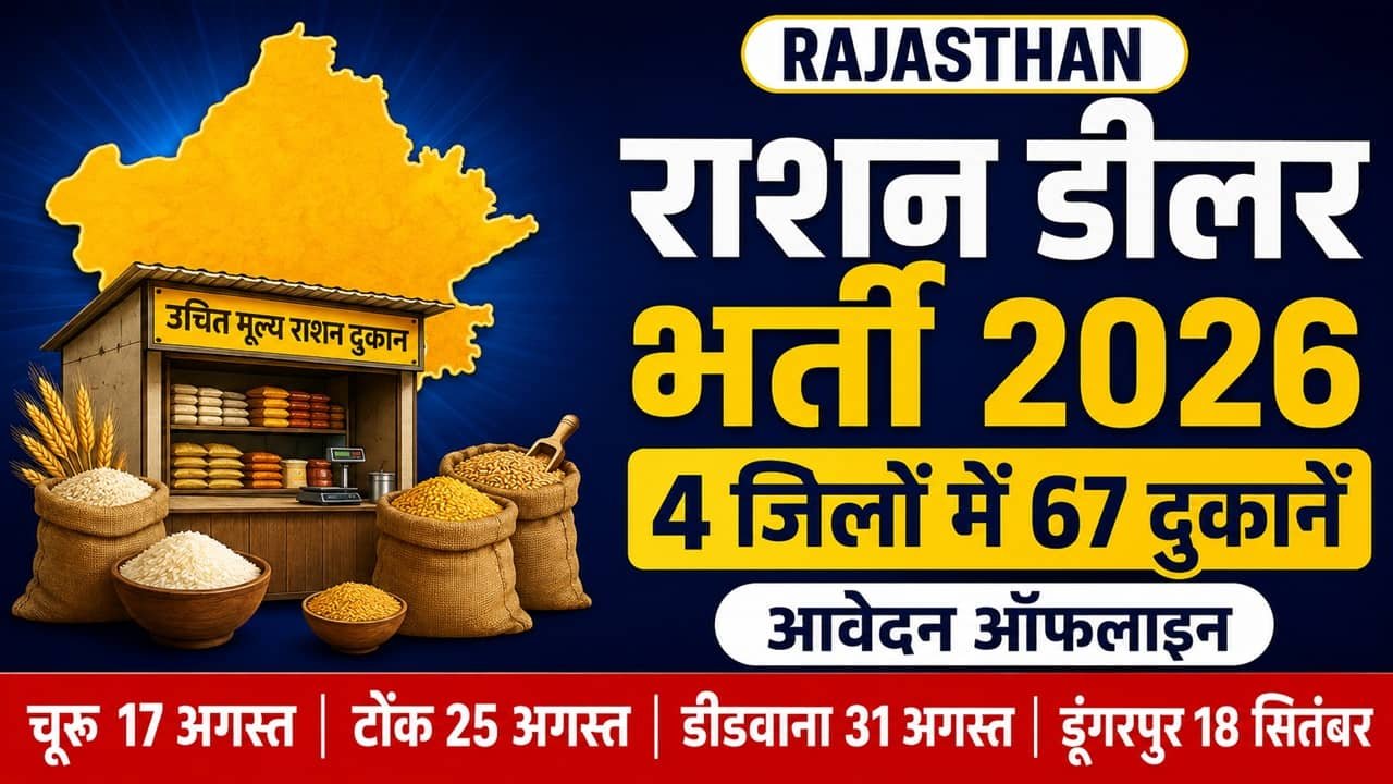 Rajasthan Ration Dealer Recruitment 2026