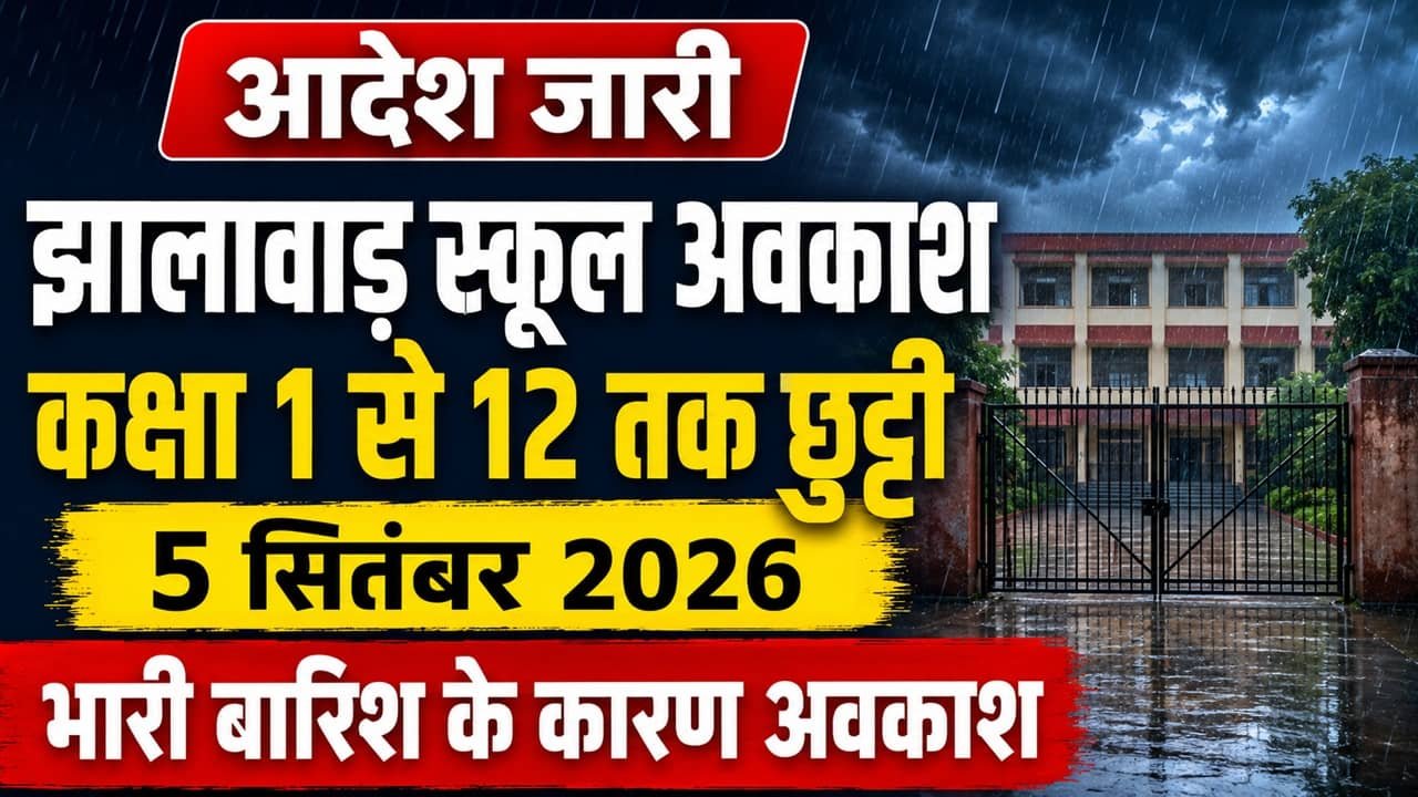Jhalawar School Holiday 2026