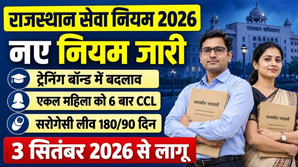 Rajasthan Service Rules 2026