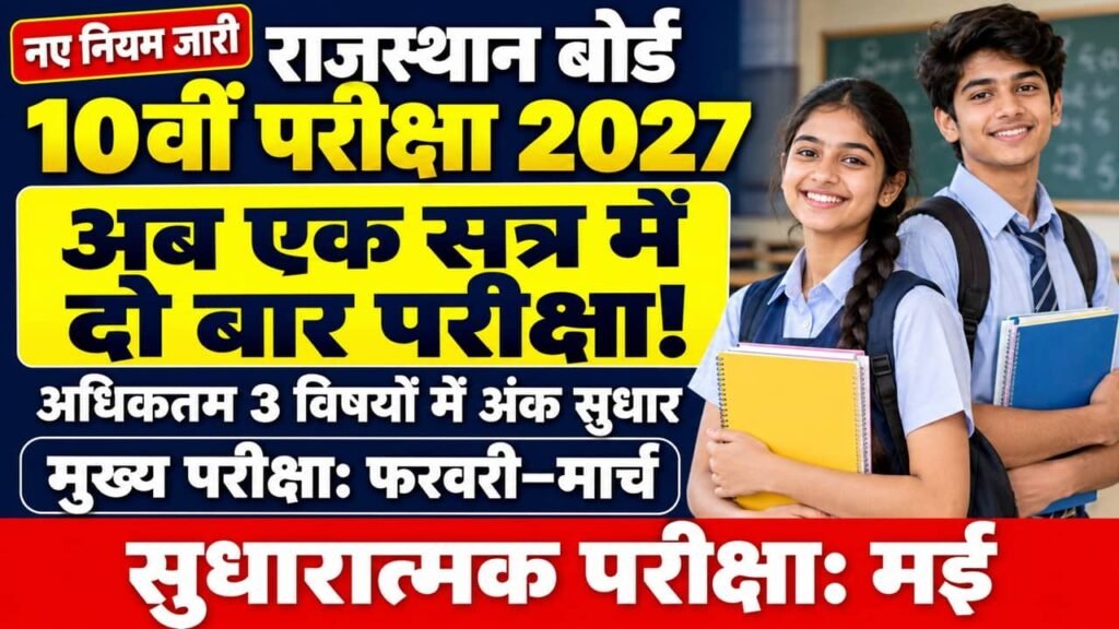Rajasthan Board 10th Exam 2027