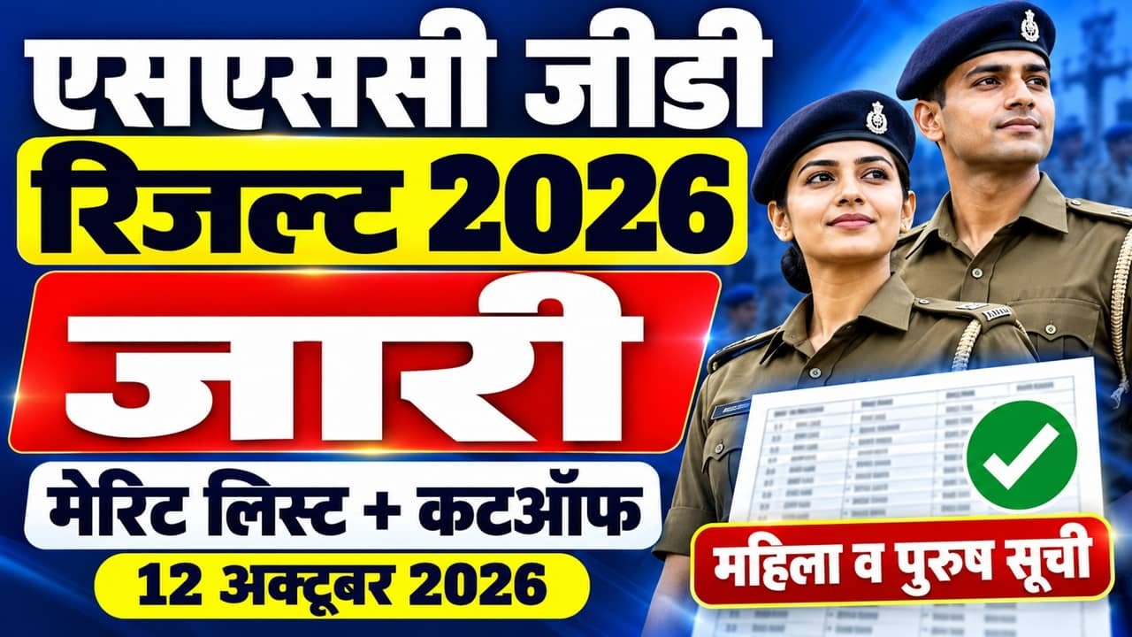 SSC GD Result 2026